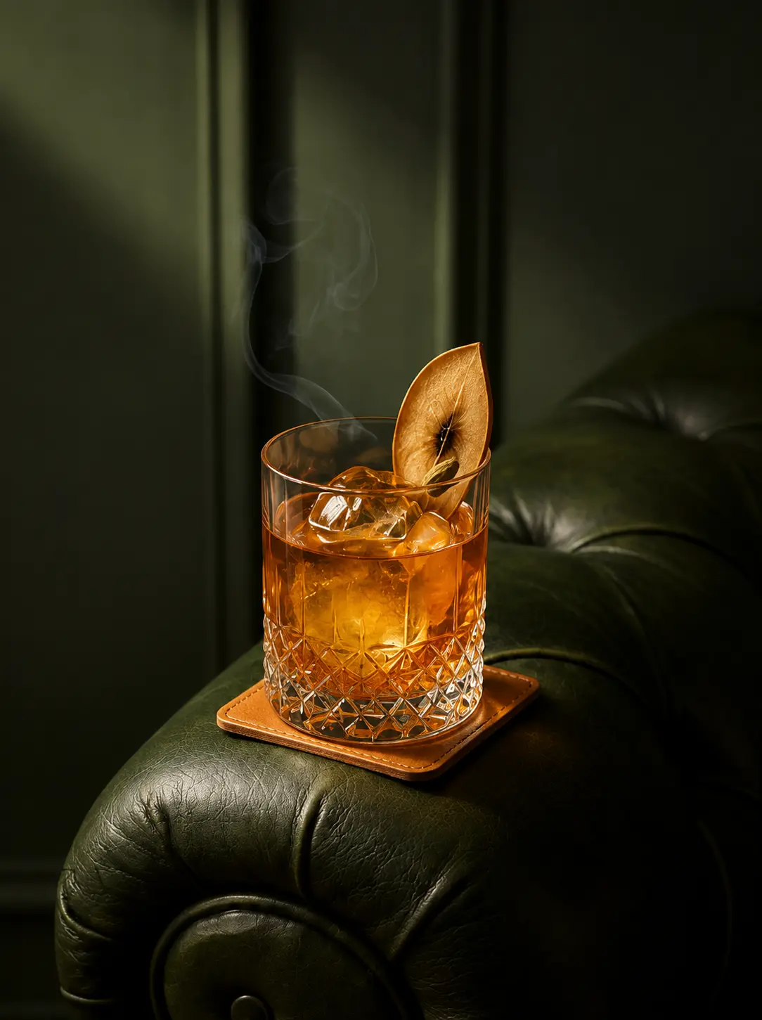 Sapodila Smoke whiskey cocktail by Liquid Stage
