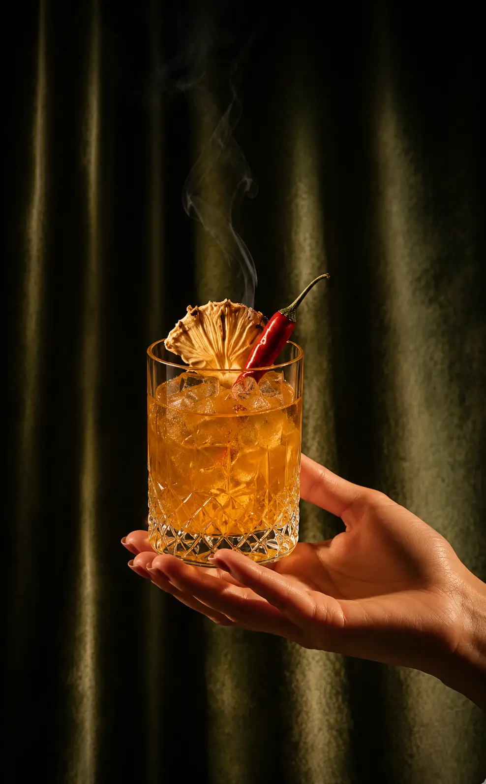 Smoke & Cinders gin cocktail by Liquid Stage