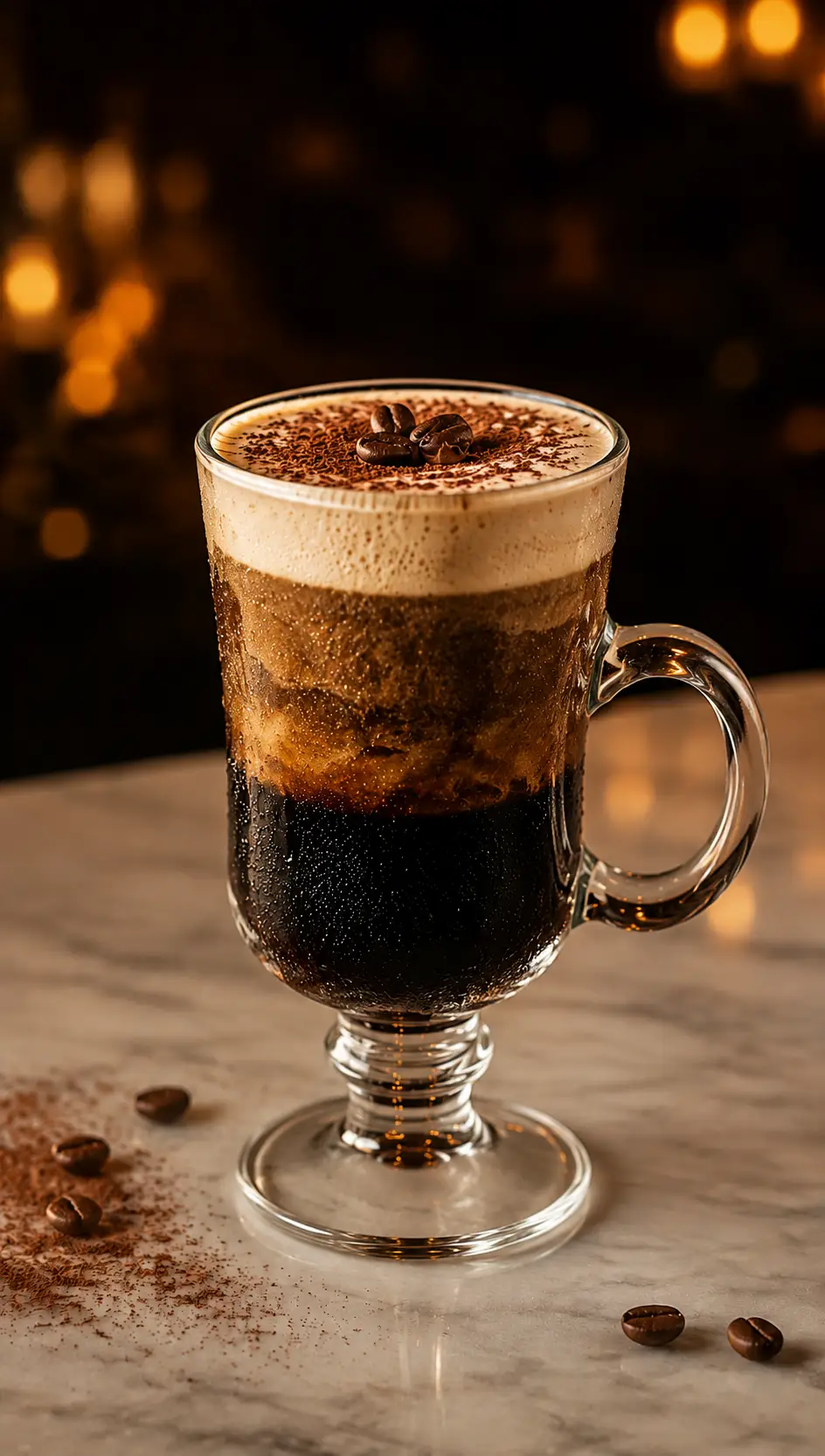 Tiramisu Stout beer-led cocktail by Liquid Stage